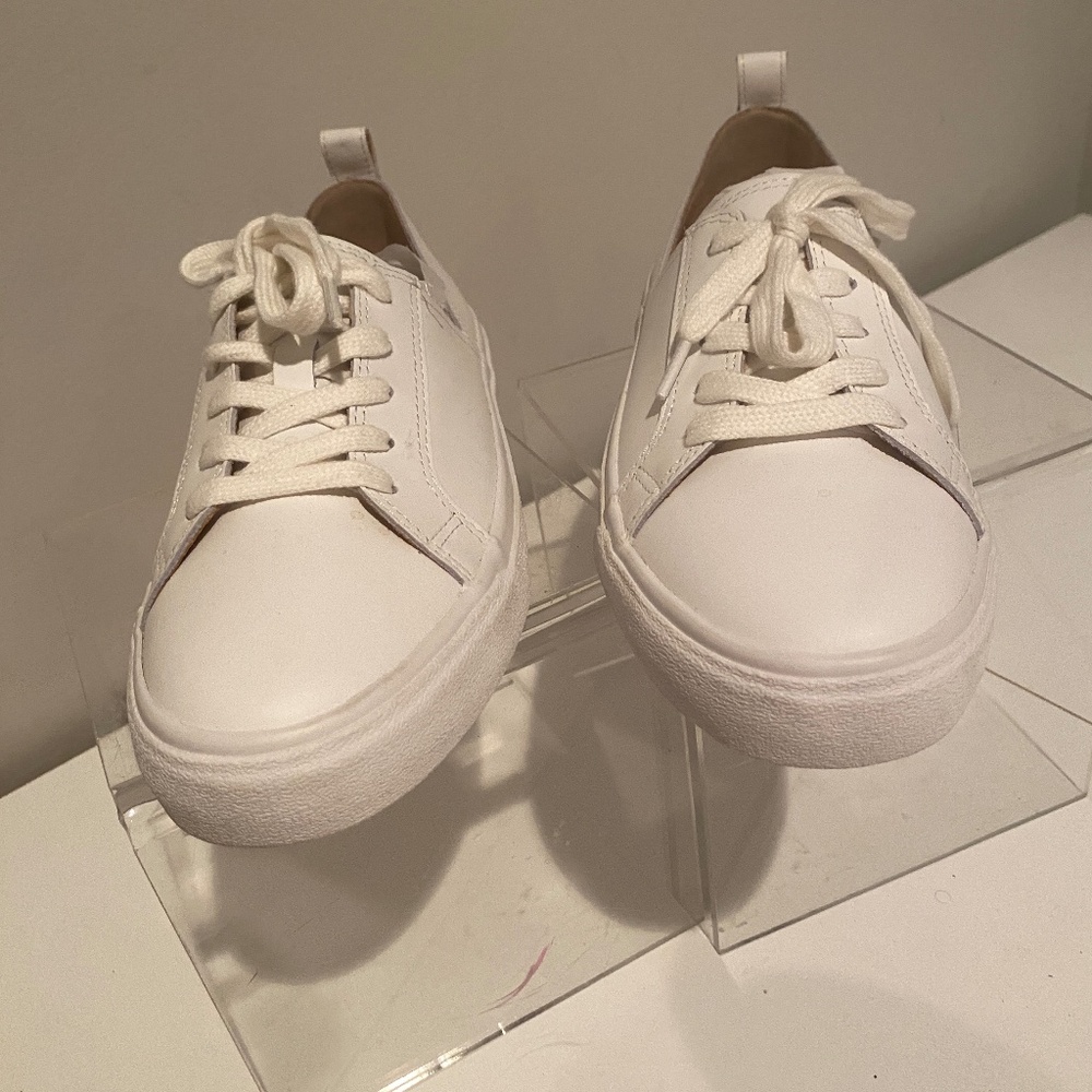 LUCKY BRAND DANSBEY WHITE LEATHER SNEAKER NEW SIZE 7M